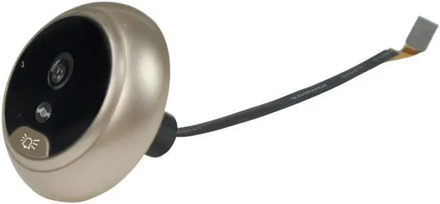 Alt view image 7 of 7 - Danmini YB-30AHD 3.0 Inch Digital Peephole Viewer 1.3MP Security Camera Gold Color