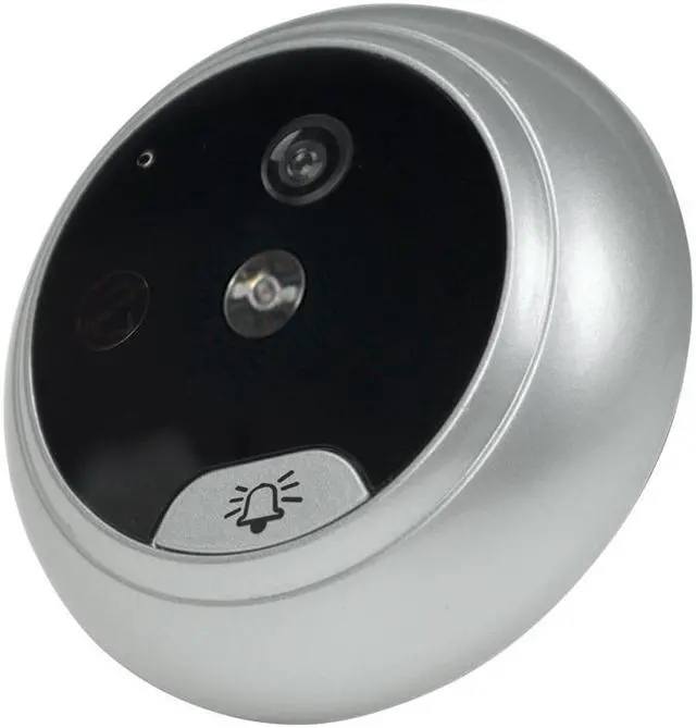 Alt view image 7 of 7 - Danmini YB-30AHD 3.0 Inch Screen Digital Peephole Viewer 1.3MP Security Camera Silver Color