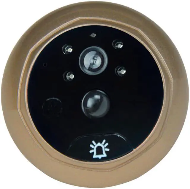 Alt view image 4 of 7 - Gold Danmini YB-35AHD-M 3.5 inch Screen 2.0MP Security Camera Motion Detection Peephole Viewer