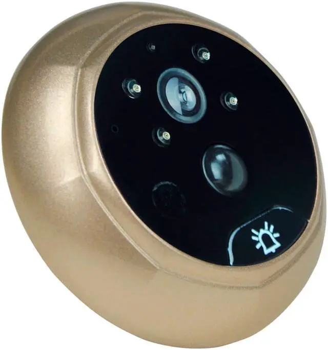 Alt view image 6 of 7 - Gold Danmini YB-35AHD-M 3.5 inch Screen 2.0MP Security Camera Motion Detection Peephole Viewer