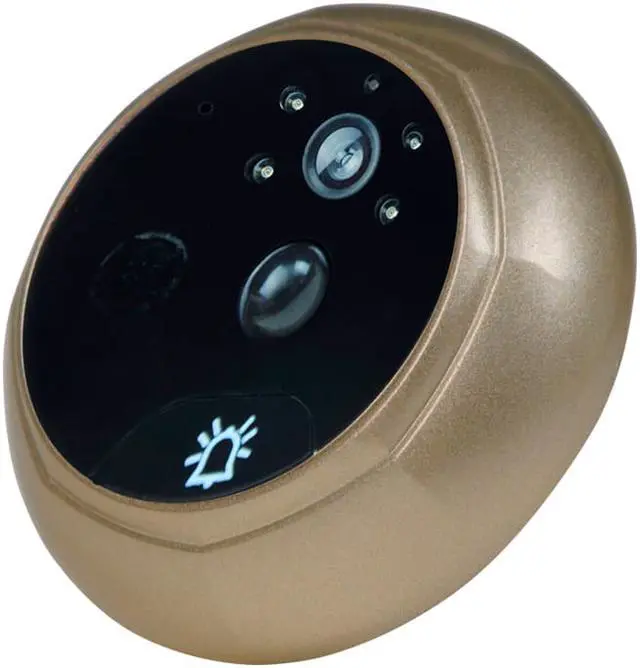 Alt view image 5 of 7 - Gold Danmini YB-35AHD-M 3.5 inch Screen 2.0MP Security Camera Motion Detection Peephole Viewer