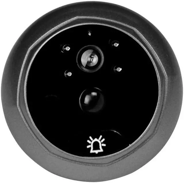 Alt view image 5 of 7 - Danmini YB-35AHD-M 3.5 inch Screen 2.0MP Security Camera Peephole Viewer Black Color