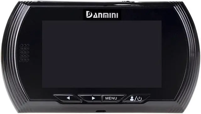 Alt view image 6 of 7 - Danmini YB-43AHD-M 4.3 inch Screen 1.0MP Door Peephole Viewer Support TF Card Black Color