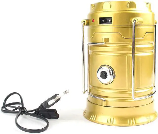 Alt view image 6 of 6 - Outdoor LED Camping Light Solar Power Emergency Lighting Portable Tents lamp