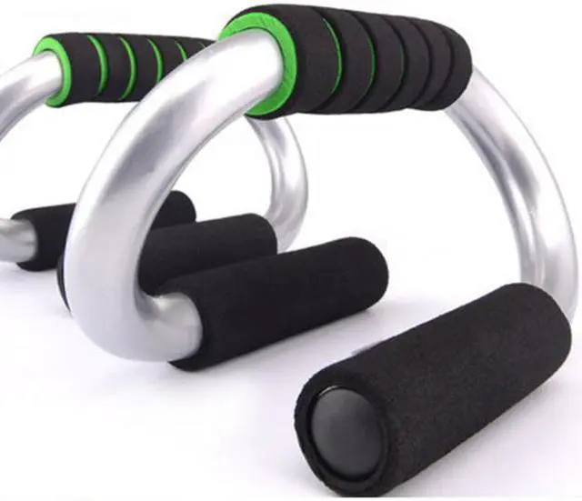 Alt view image 2 of 6 - S-type Push Up Rack Stand Bracket Chest Abdominal Training Fitness Foam Handle