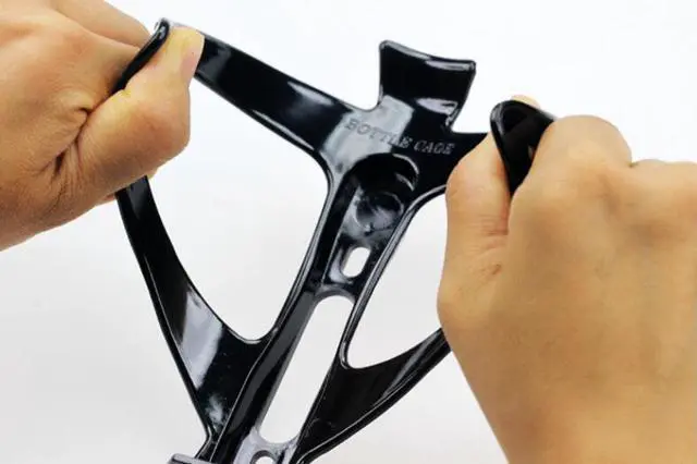 Alt view image 4 of 6 - Mountain Bicycle Bike Plastic Water Bottle Holder Bottle Cage Outdoor Equipment