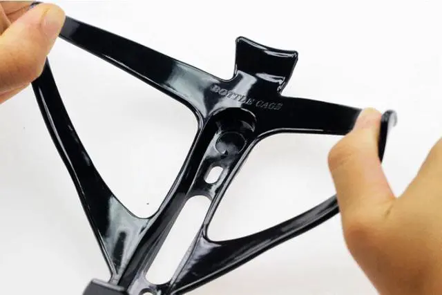 Alt view image 5 of 6 - Mountain Bicycle Bike Plastic Water Bottle Holder Bottle Cage Outdoor Equipment