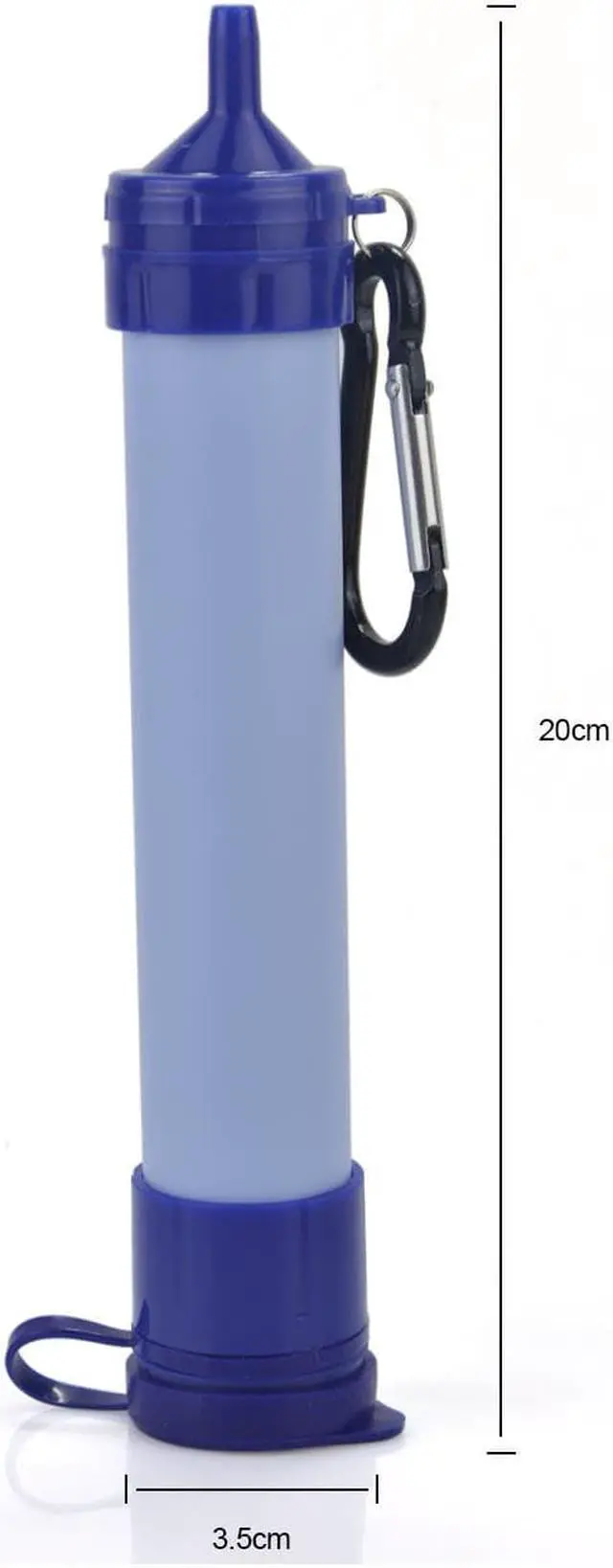 Alt view image 6 of 6 - Water Filter Purifier Outdoor Portable Camping Gear Water Bottles