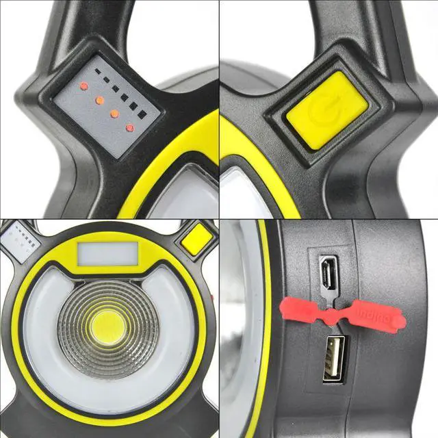 Alt view image 4 of 7 - Outdoor Portable 5W USB Rechargeable LED Flood Spot Light Camping Work Lamp