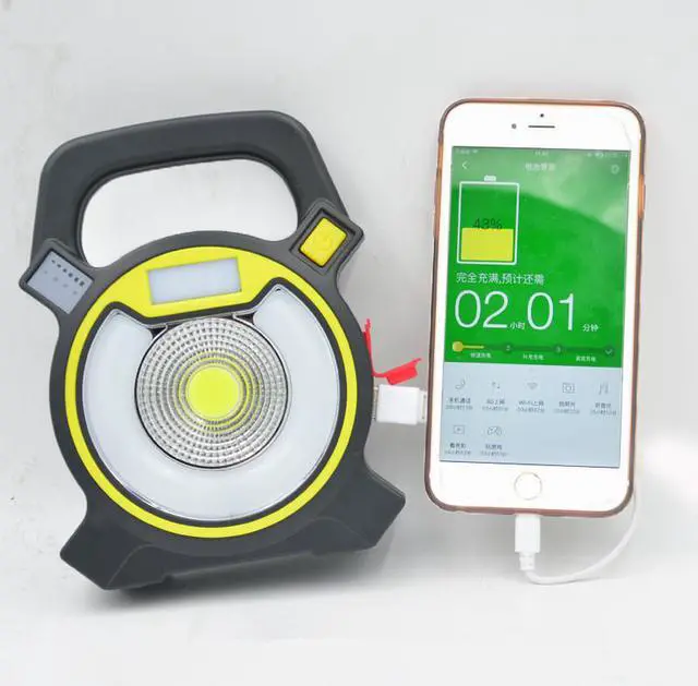 Alt view image 3 of 7 - Outdoor Portable 5W USB Rechargeable LED Flood Spot Light Camping Work Lamp