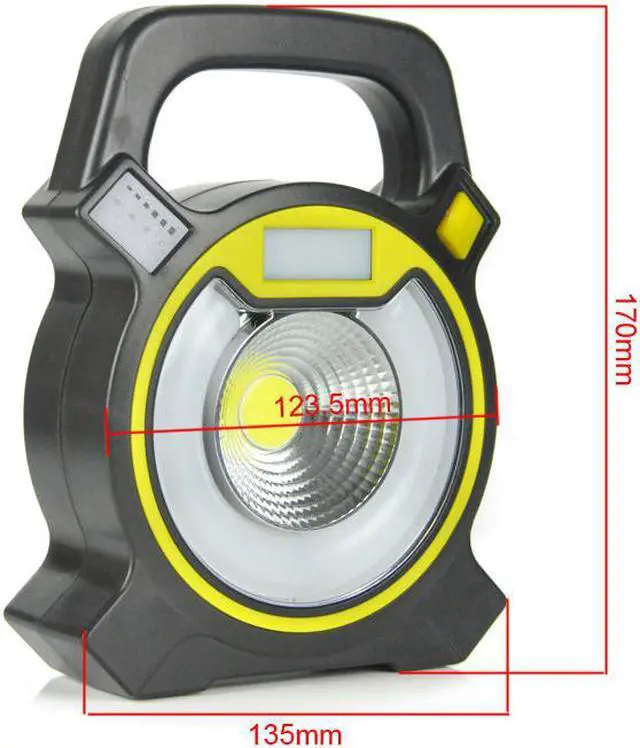 Alt view image 7 of 7 - Outdoor Portable 5W USB Rechargeable LED Flood Spot Light Camping Work Lamp