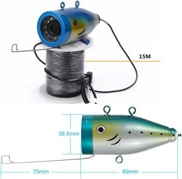 Alt view image 2 of 6 - VisiPower 4.3" Inch Cable Length15m/49ft 1000tvl Underwater Fishing Video Camera 4.3" Inch 1000tvl Underwater Fishing Video Camera