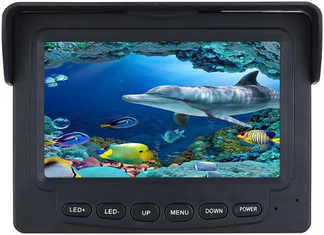 Alt view image 5 of 7 - 4.3" Inch 1000tvl Underwater Fishing Video Camera Kit 12 PCS LED Fish Finder Lake Under Water fish Cable Length15/49ft camera