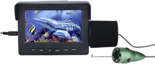 Alt view image 4 of 7 - VisiPower 1000TVL Fish Finder Underwater Fishing Camera 4.3" LCD Monitor 6PCS 1W IR LED Night Vision Camera For Fishing Cable Length 15m/49ft