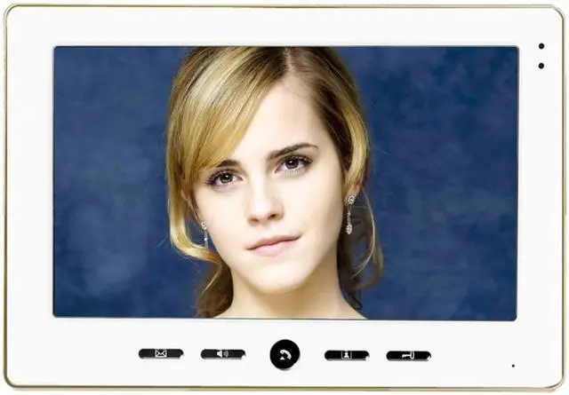 Alt view image 2 of 7 - 2 Monitors 10 inch Video Door Phone Intercom Doorbell Touch Button Remote Unlock