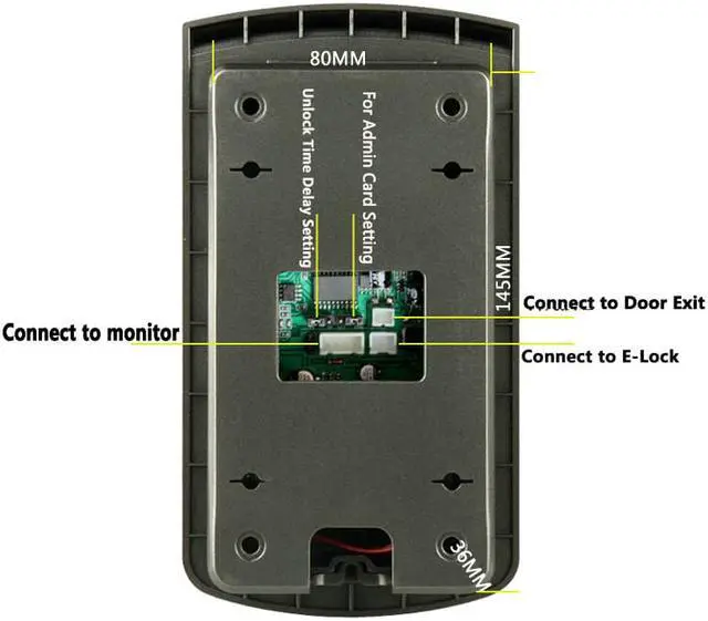 Alt view image 5 of 7 - 7 Inch Color Video Door Phone Intercom System With 2 Monitor 1 RFID HD Doorbell 1000TVL Camera +Electric Magnetic Door Lock 180KG
