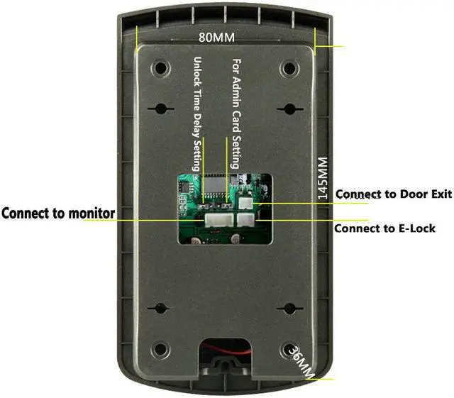 Alt view image 4 of 7 - 7 inch Color Video Door Phone Intercom System With 2 Monitor 1 RFID HD Doorbell 1000TVL Camera + Electronic Door Lock