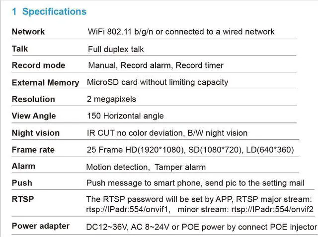 Alt view image 7 of 7 - Smart Video Doorbell Full HD 2.4GHz WiFi Motion Detect Night Vision 2MP KW05