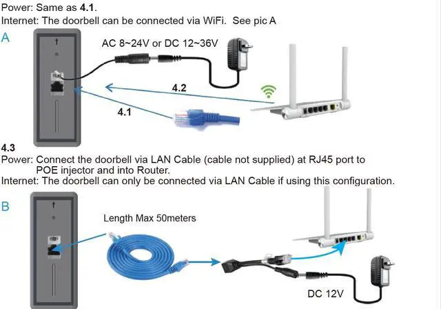 Alt view image 6 of 7 - Smart Video Doorbell Full HD 2.4GHz WiFi Motion Detect Night Vision 2MP KW05