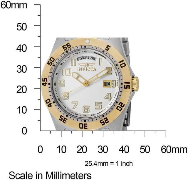 Alt view image 3 of 9 - Invicta 6693 Men's Specialty Two-Tone Ss White Dial Watch