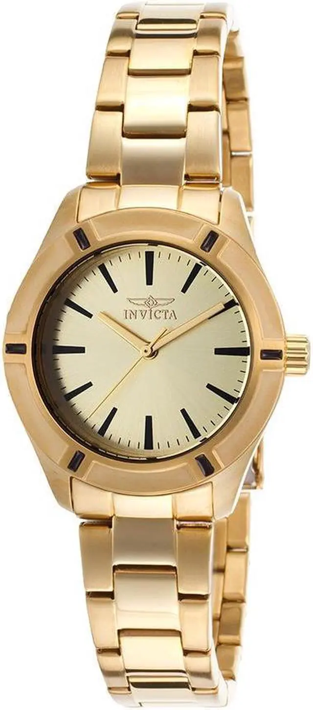 Alt view image 5 of 11 - Women's Pro Diver 18K Gold Plated Steel and Dial