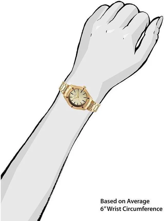 Alt view image 8 of 11 - Women's Pro Diver 18K Gold Plated Steel and Dial