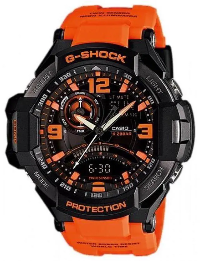 Alt view image 11 of 20 - Casio Mens G-Shock GA1000 4A Watch