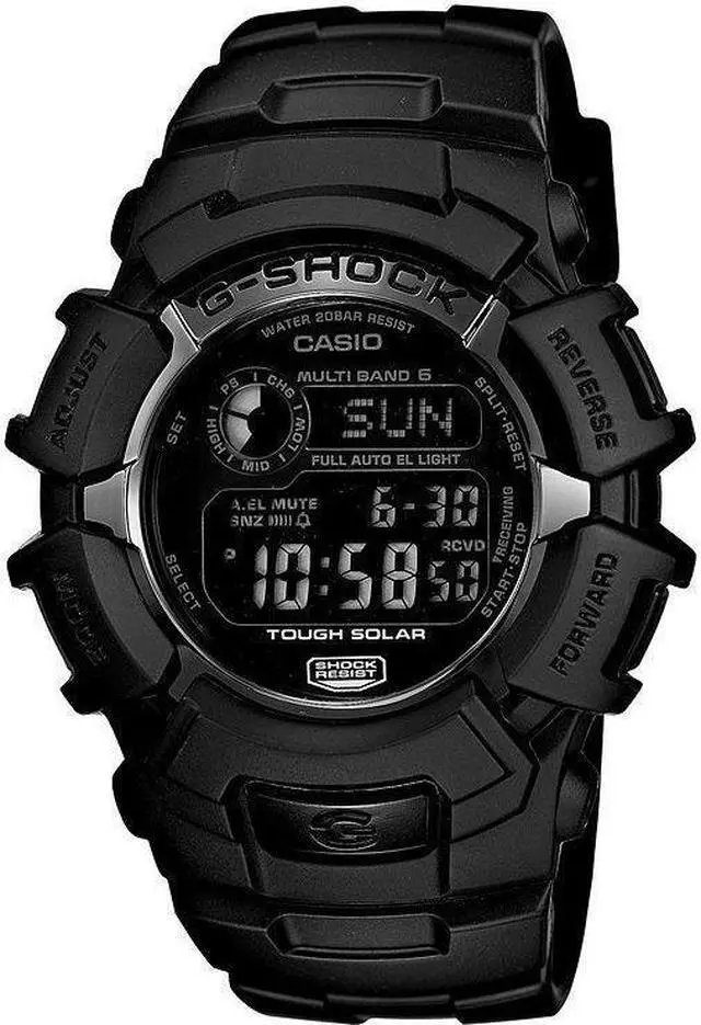 Alt view image 2 of 13 - Casio G-Shock Blackout Solar Atomic Watch GW2310FB-1