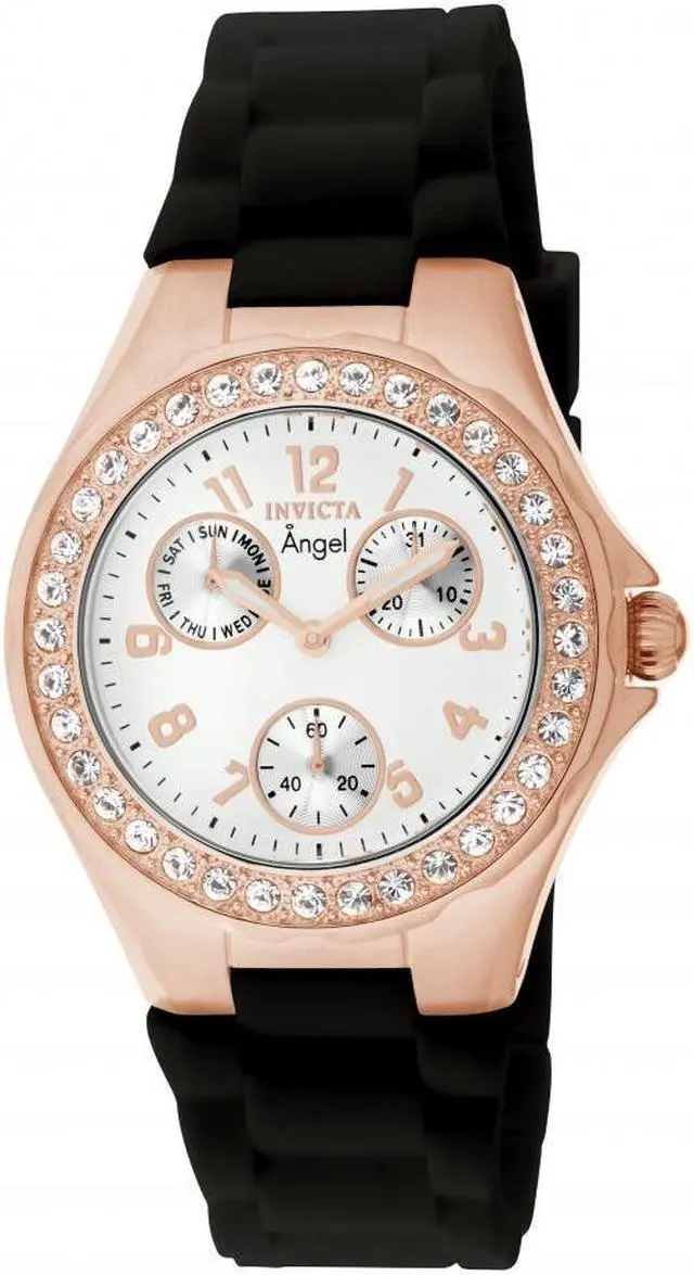 Alt view image 12 of 14 - Invicta Angel 1645 Silicone Chronograph Watch