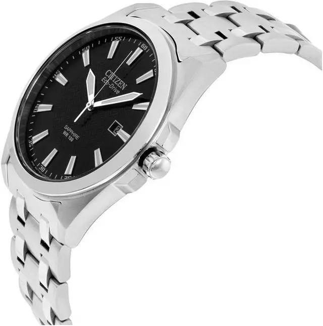 Alt view image 10 of 20 - Citizen Eco-Drive WR100 Sapphire Glass Black Dial Men's watch #BM7100-59E