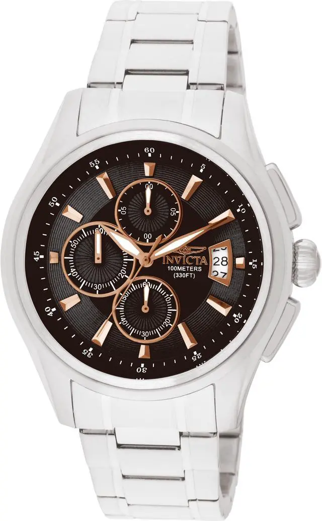 Alt view image 9 of 11 - Invicta  Specialty 1483  Stainless Steel Chronograph  Watch
