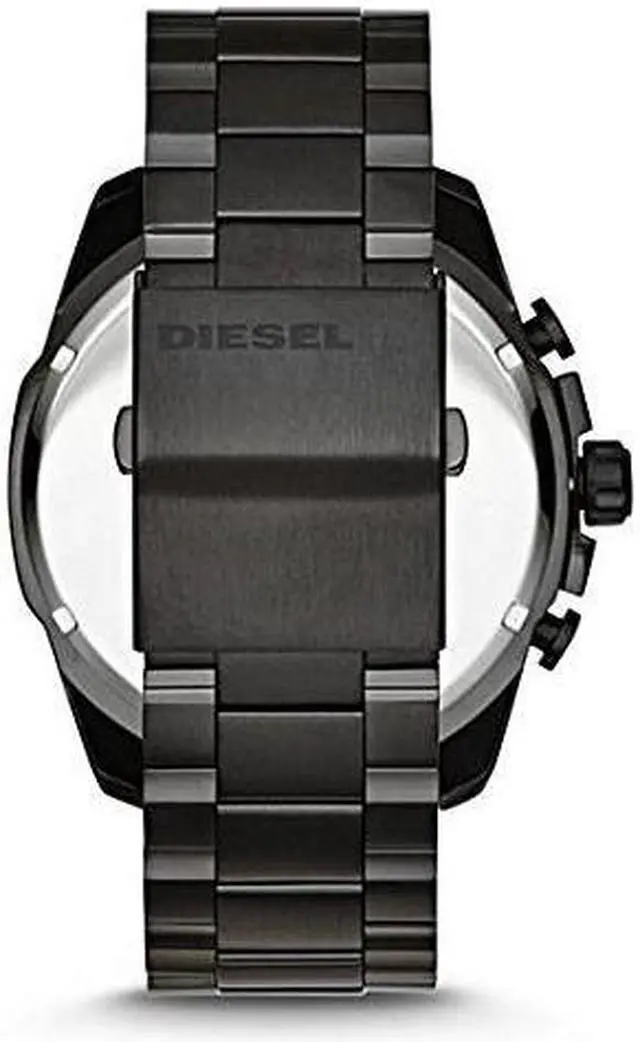 Alt view image 14 of 20 - Diesel DZ4318 Mega Chief Black Ion-plated Stainless Steel Mens Watch