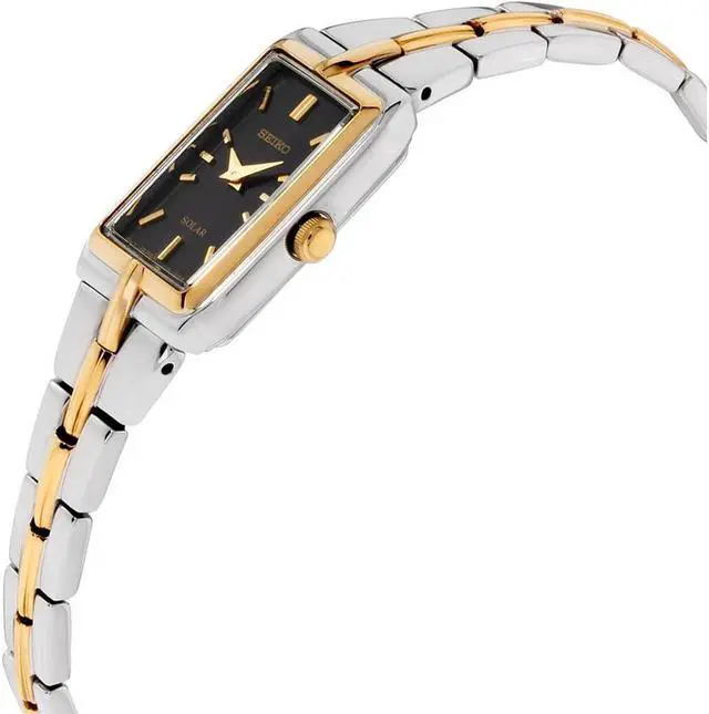 Alt view image 6 of 9 - Seiko SUP274 Womens Silver & Gold Core Solar Watch