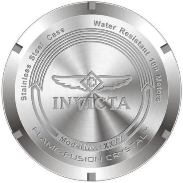 Alt view image 4 of 9 - Invicta II Silver Dial Men's Watch with Brown Calf Leather Strap