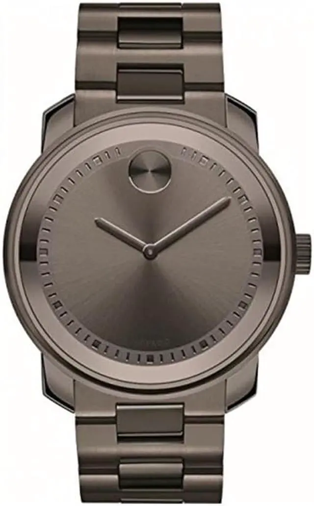 Alt view image 6 of 14 - Movado Bold Mens Grey ION Plated Stainless Steel Band Swiss Quartz Watch 3600259