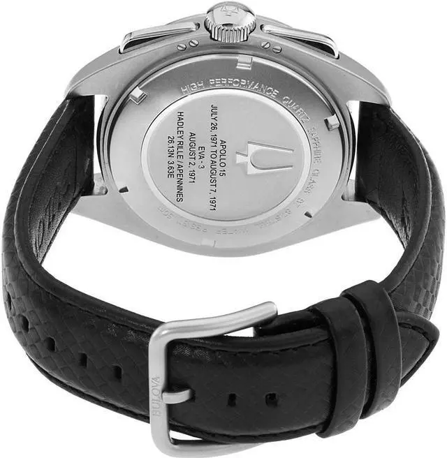 Alt view image 6 of 12 - Men's Bulova Special Edition Moon Chronograph Watch 96B251