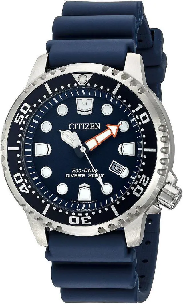 Alt view image 4 of 20 - Men's Citizen Eco-Drive Promaster Professional Diver Watch BN0151-09L
