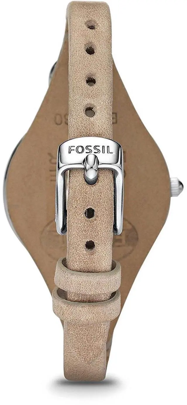 Alt view image 5 of 12 - Fossil Georgia Beige Dial Sand Tan Leather Ladies Watch ES2830