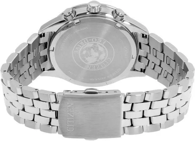 Alt view image 5 of 10 - Citizen Men's Sapphire 42mm Steel Bracelet & Case Eco-Drive Watch AT2141-52L