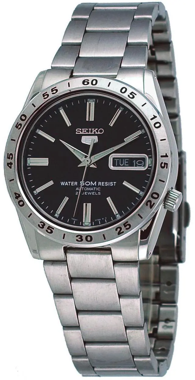 Alt view image 5 of 13 - Seiko 5 Automatic Black Watch SNKE01K1