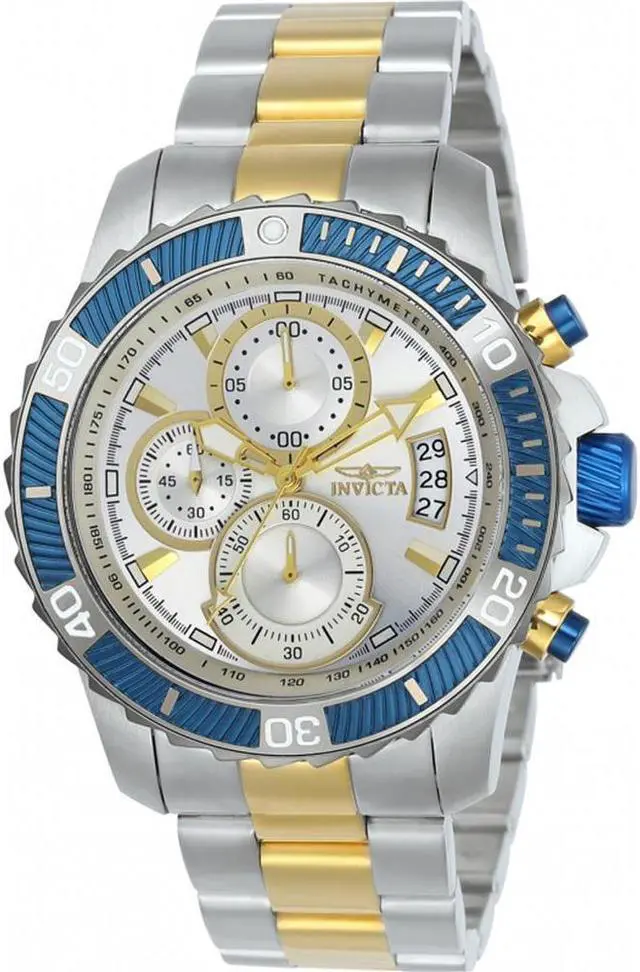 Alt view image 2 of 7 - Invicta  Pro Diver 23994  Stainless Steel Chronograph  Watch