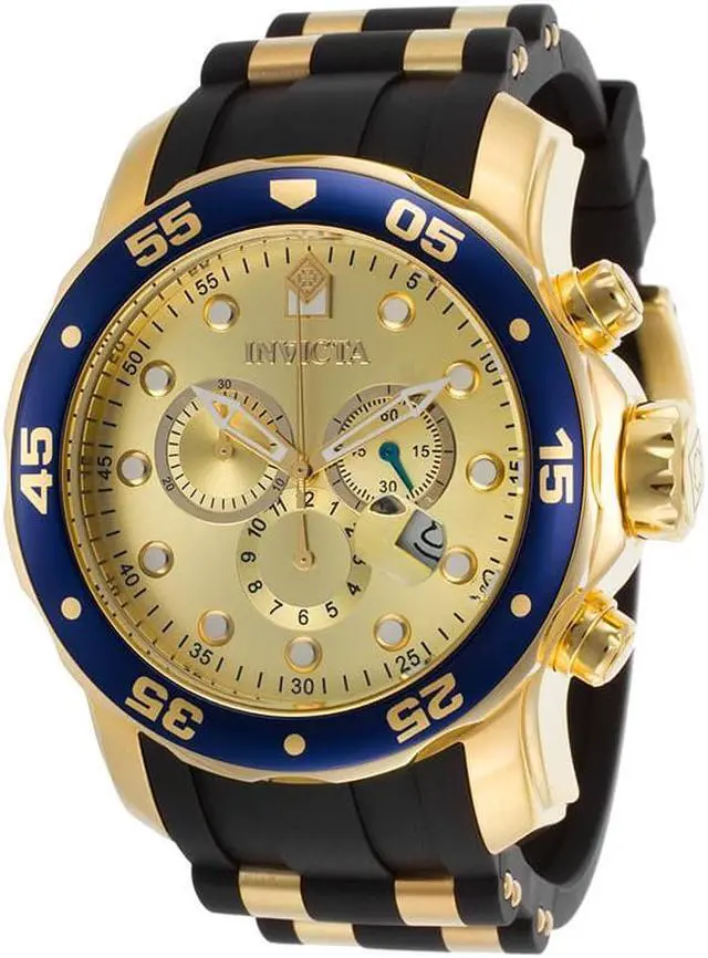 Alt view image 17 of 19 - Invicta  Pro Diver 17881  Stainless Steel, Polyurethane Chronograph  Watch