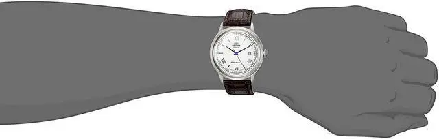Alt view image 2 of 13 - Orient Men's 40mm Genuine Leather Band Steel Case Automatic Watch FAC00009W0