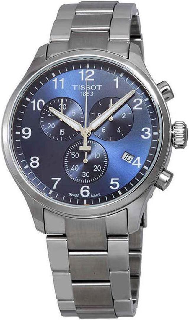 Alt view image 3 of 10 - Tissot T116.617.11.047.01 Chrono XL Men's Watch Silver 45mm Stainless Steel