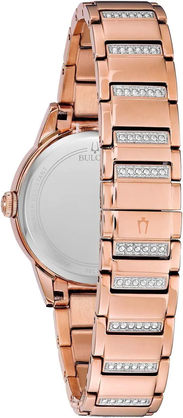 Alt view image 4 of 20 - Bulova Ladies TurnStyle Rose Gold Plated Stainless Steel Quartz Watch 98L247
