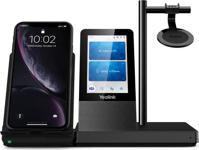 Alt view image 10 of 15 - Yealink WH66-DUAL DECT Wireless Headset
