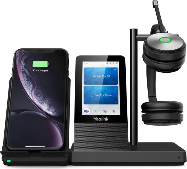 Alt view image 6 of 15 - Yealink WH66-DUAL DECT Wireless Headset