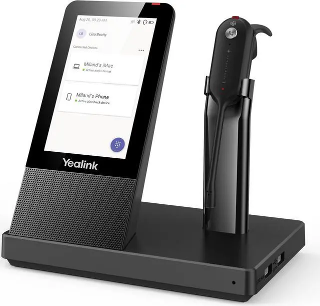 Alt view image 2 of 7 - Yealink WH67 Wireless Teams Headset