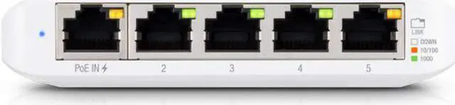 Alt view image 2 of 5 - Ubiquiti Networks UniFi USW-Flex-Mini Managed 5-Port Gigabit Switch with USB-C Power Adapter 5-Pack USW-Flex-Mini-5