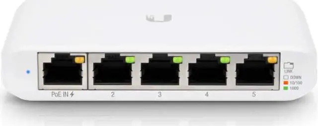 Alt view image 4 of 5 - Ubiquiti Networks UniFi USW-Flex-Mini Managed 5-Port Gigabit Switch with USB-C Power Adapter 5-Pack USW-Flex-Mini-5